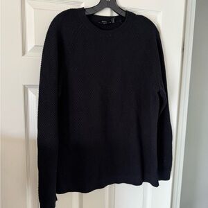 Theory Black Crewneck Sweater